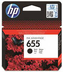 HP 655 original Ink cartridge CZ109AE BHK black standard capacity 550 pages 1-pack